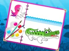 Sea Creatures Coloring Guide
